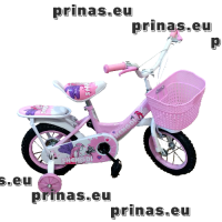 Детски малък розов велосипед 12  за момичета