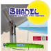 Качествен плажен чадър с винт SHADEL WP-pro зелен