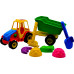 играчка Плажен Трактор с ремарке и форми POSLKI