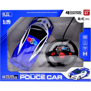 Полицейска кола с радио-контрол и волан