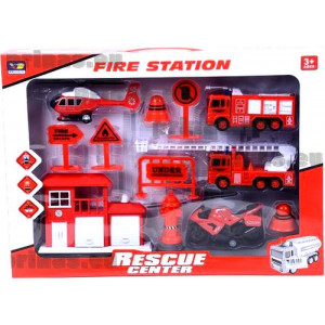 Детски комплект Пожарникарска станция