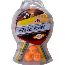 Комплект хилки и топчета за тенис на маса ЛУКС 3-STARS