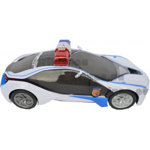 Полицейска кола-играчка с 3D светлинни ефекти и музика