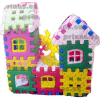 Детски конструктор къща - цветна