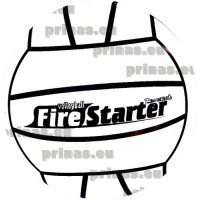 Детска бяла волейболна топка FIRESTARTER