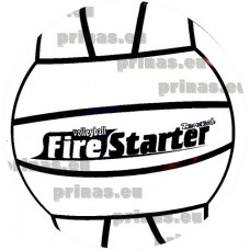 Детска бяла волейболна топка FIRESTARTER