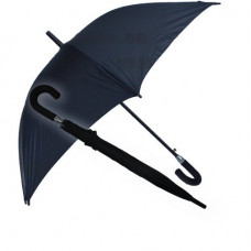 Здрав мъжки чадър за дъжд черен 