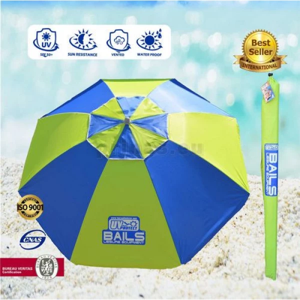 Голям чадър за плаж BAILS EXTRA въздушна клапа